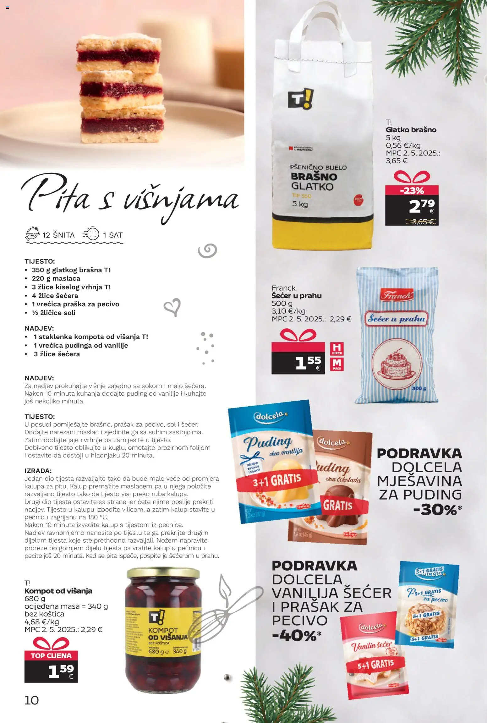 Tommy katalog | vrijedi od 15.12.2025 | Stranica: 10 | Proizvodi: Puding, Sat, Kompot, Vanilin šećer