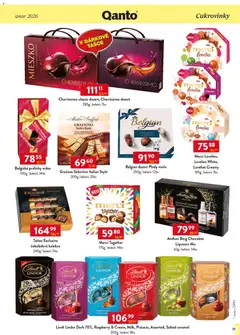 Náhled letáku Astur & Qanto leták - Velkoobchod 02/2026 od 01.02.2026 | Strana: 91 | Produkty: Lindt, Merci, Anthon Berg, Belgické pralinky