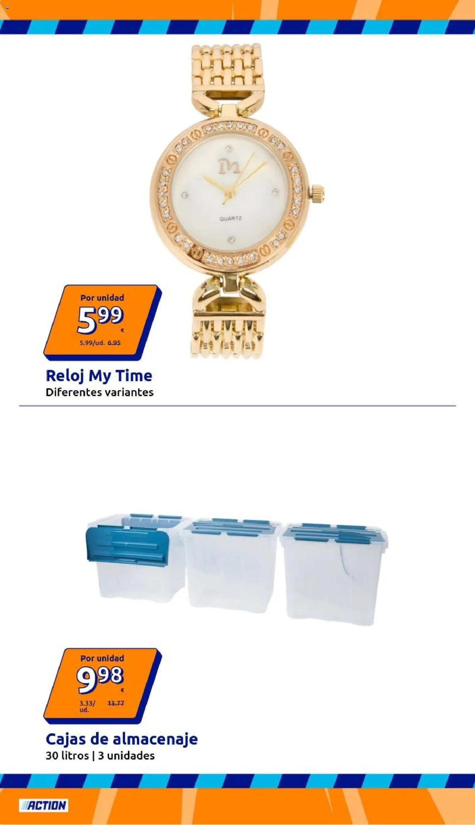 Action folleto │ válido desde el 29.04.2026 | Página: 16 | Productos: Reloj, Almacenaje