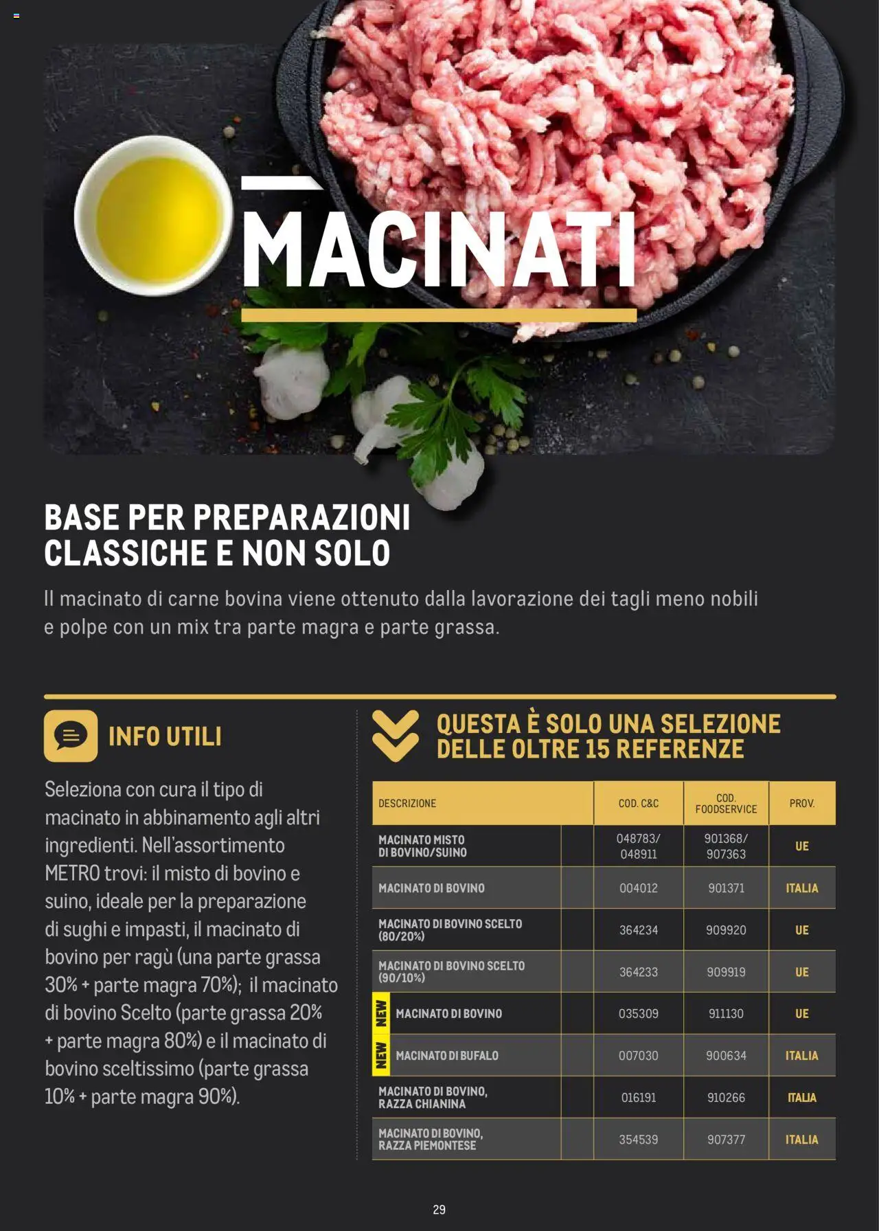 Volantino Metro del 02.07.2024 | Pagina: 29 | Prodotti: Bovino, Metro, Bufalo, Macinato