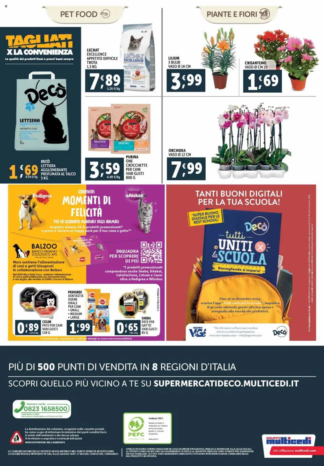 Volantino Decò del 03.10.2025 | Pagina: 20 | Prodotti: Paté, Trota, Orchidea, Vaso