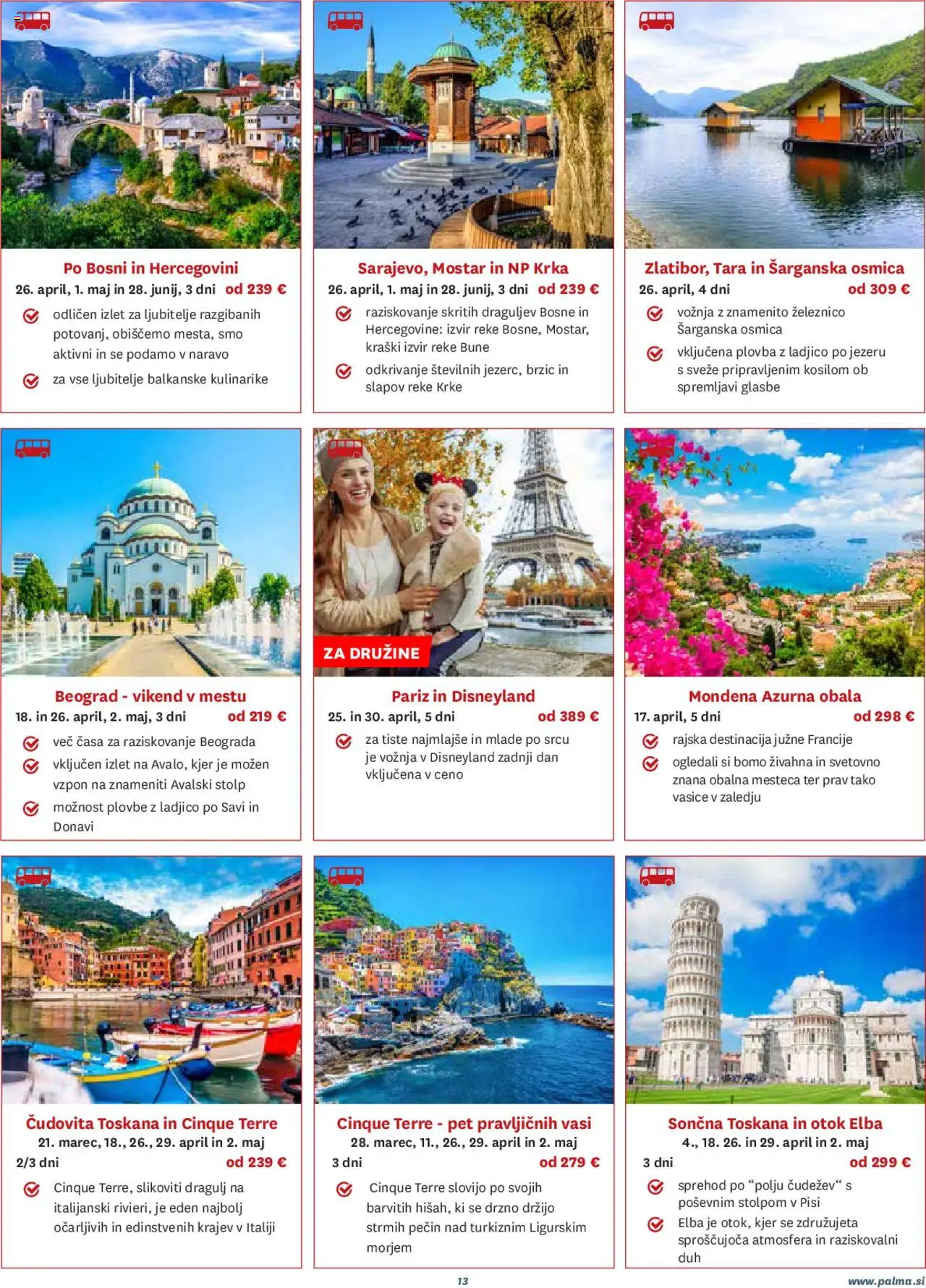 Palma katalog potovanja za prvi maj │ velja od 01.02.2025 | Stran: 13