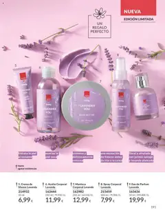 Catálogo AVON campaña 8 │ válido desde el 01.08.2025 | Página: 191 | Productos: Spray corporal, Body, Cama, Eau de parfum