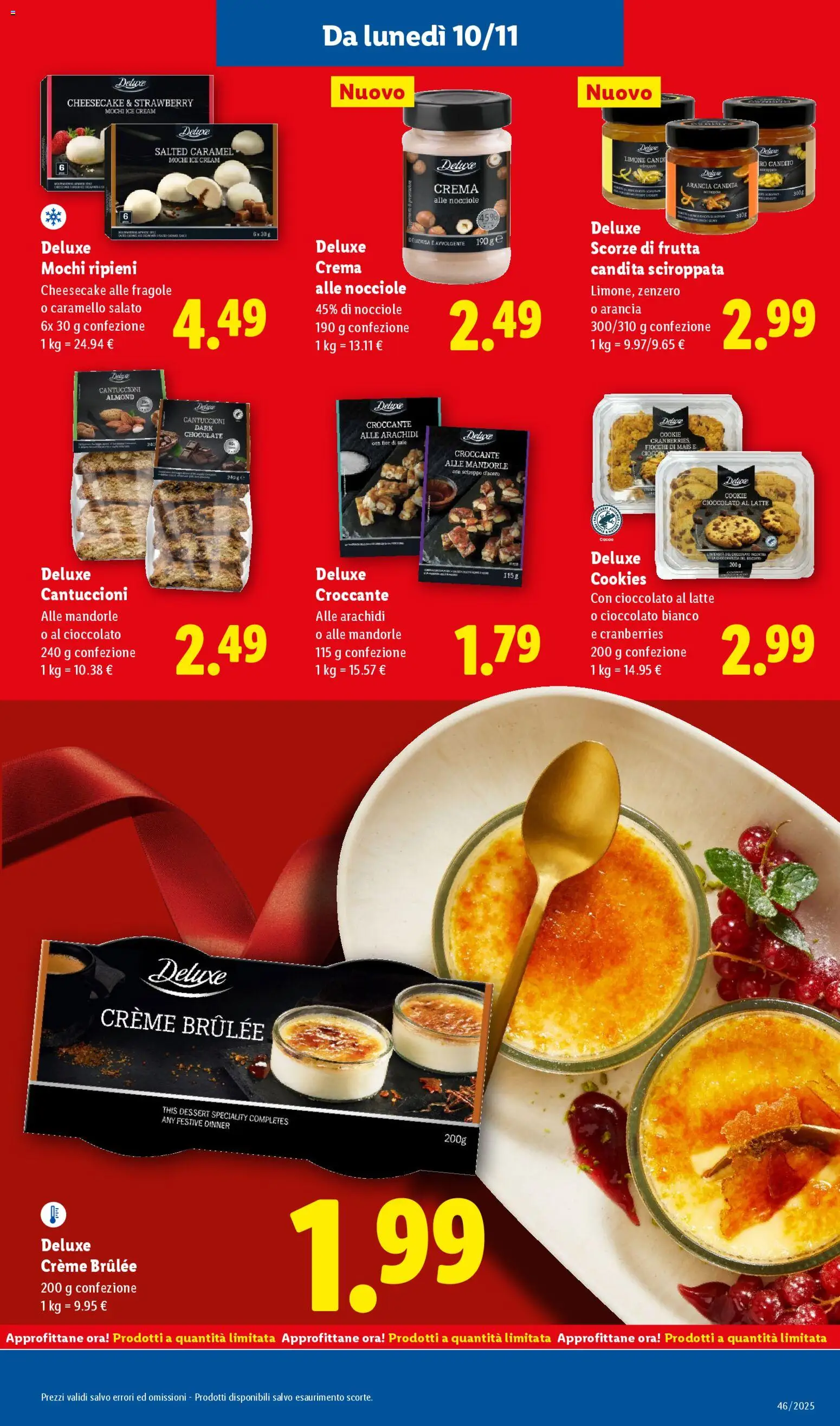 Volantino Lidl del 10.11.2025 | Pagina: 15 | Prodotti: Cioccolato, Fiocchi, Nocciole, Arachidi