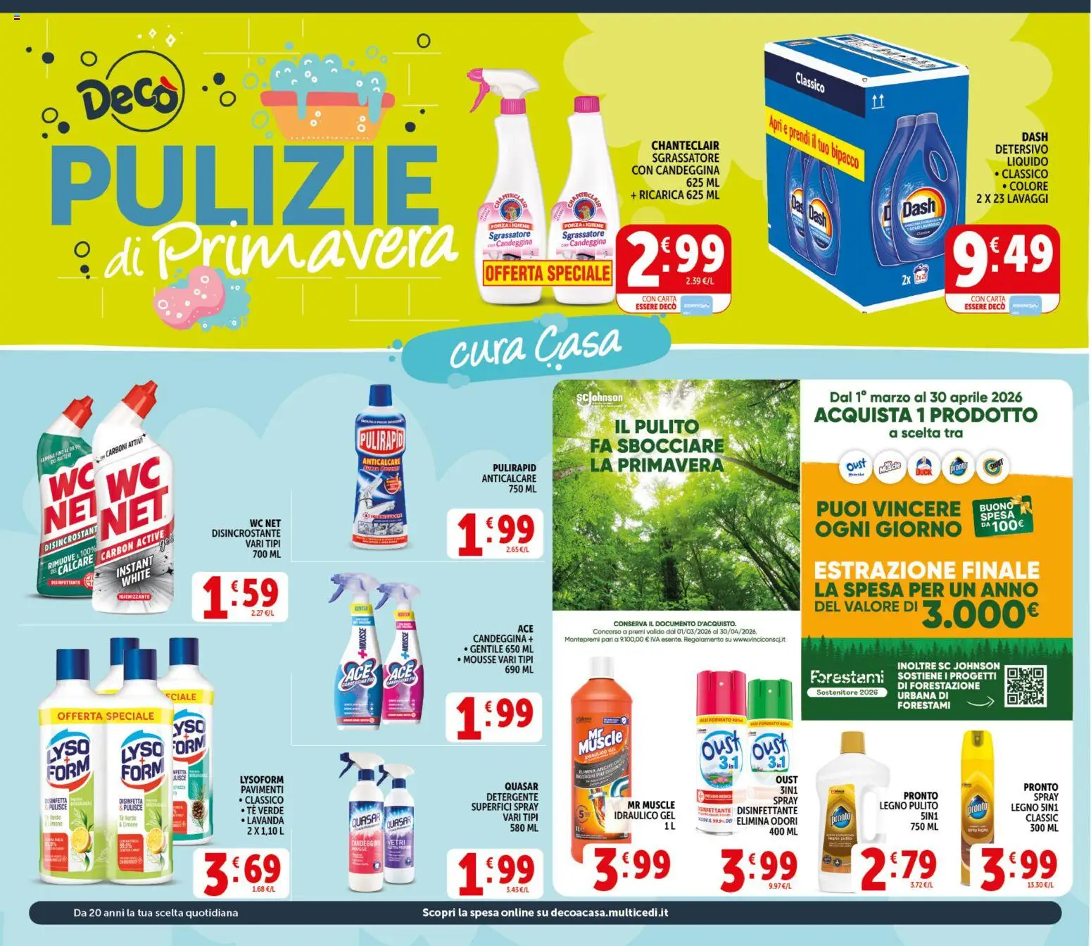 Volantino Decò del 21.04.2026 | Pagina: 18 | Prodotti: Tè, Candeggina, Sgrassatore, Limone