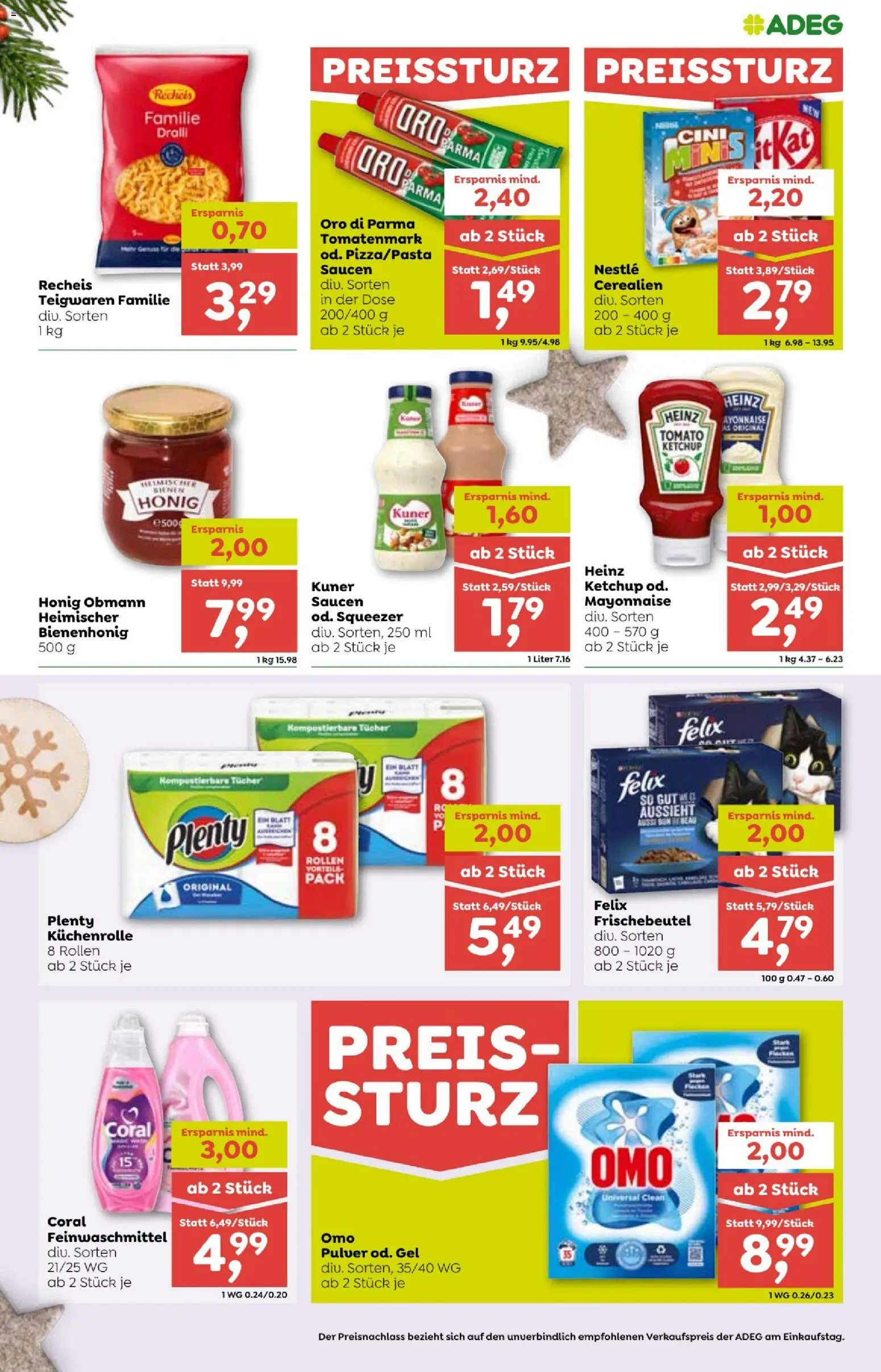 ADEG Vorarlberg gültig ab 04.12.2025 | Seite: 9 | Produkte: Ketchup, Mayonnaise