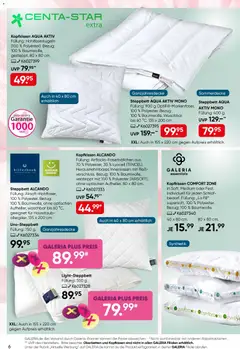 Galeria Karstadt Kaufhof Prospekt 	 ab 30.03.2026 gültig | Seite: 6 | Produkte: Kopfkissen