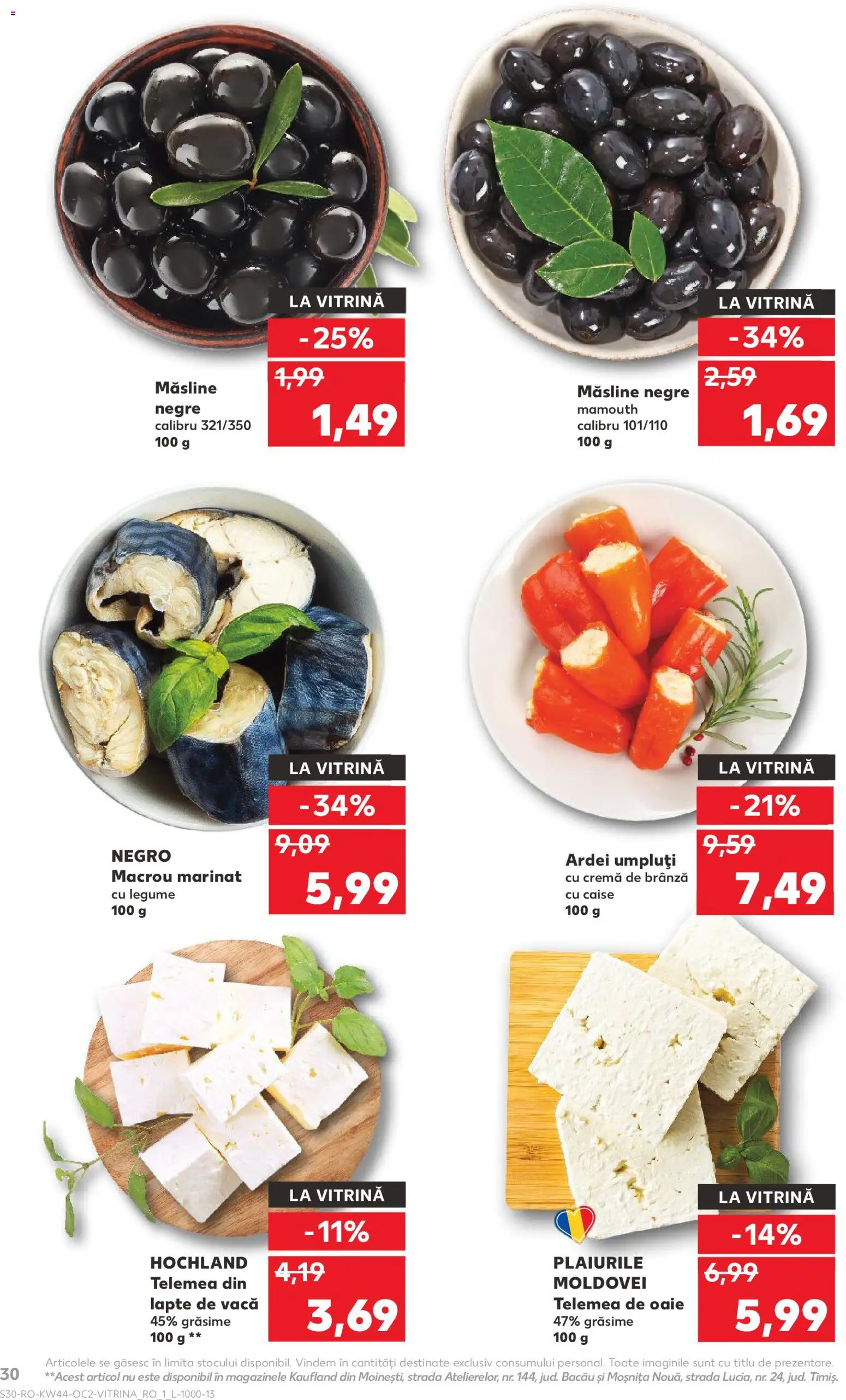 Kaufland RO akciós ujság - amely érvényes a következő dátumtól: 29.10.2025 | Oldal: 30