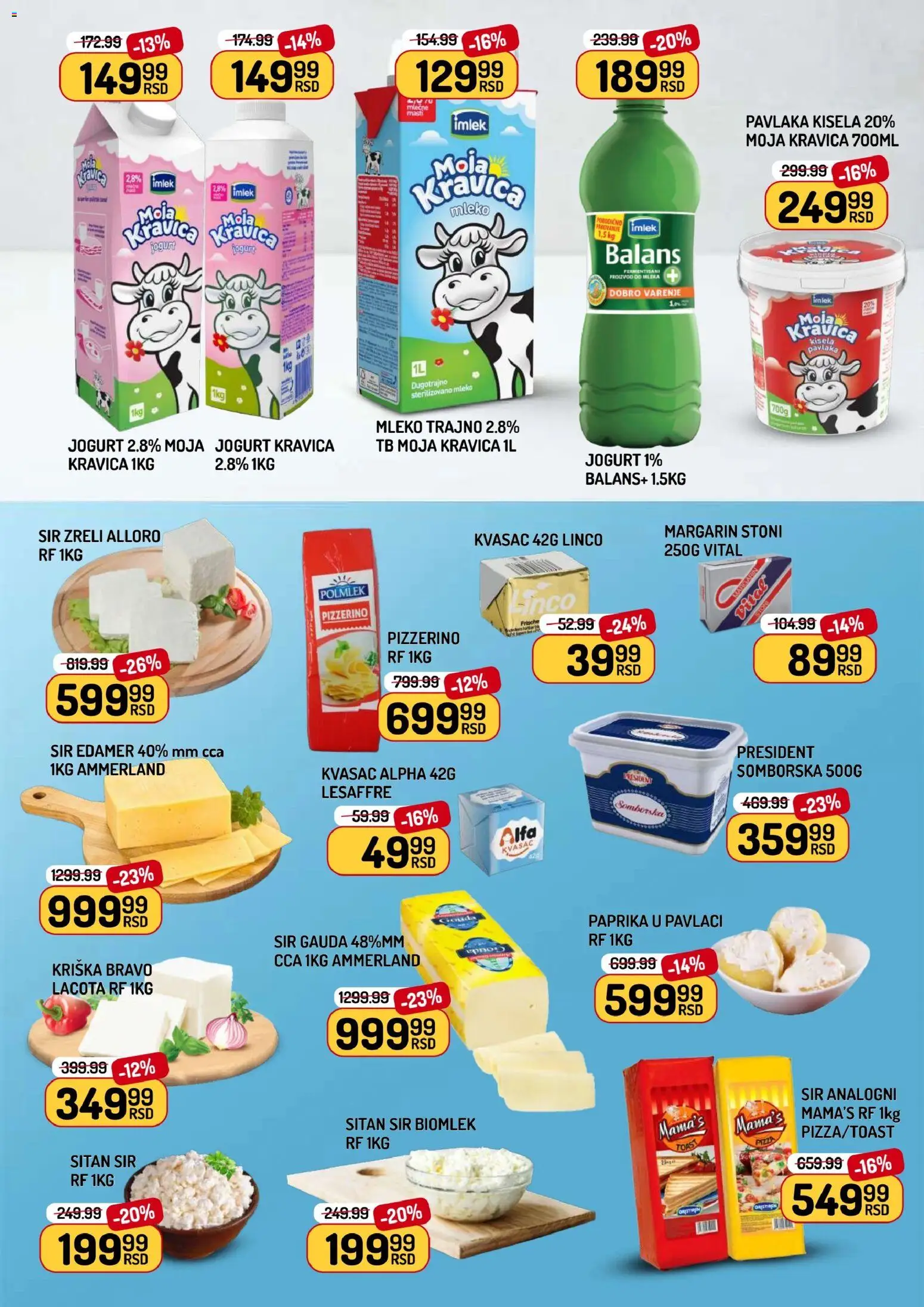 Aman katalog - važi od 12.12.2025 | Strana: 4 | Proizvode: Sitan sir, Paprika, Moja kravica, Jogurt