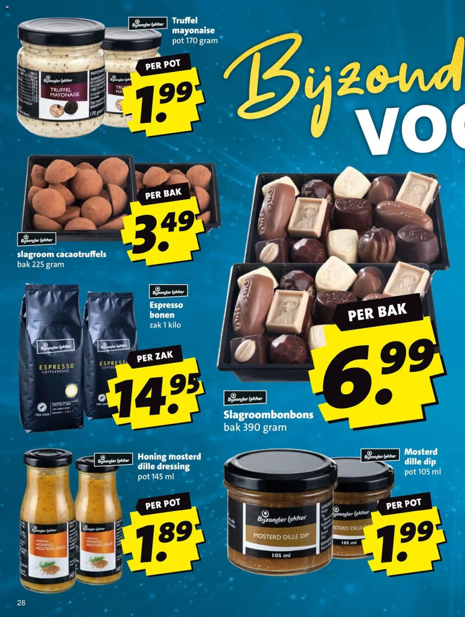 {H1} | Pagina: 28 | Producten: Pot, Slagroom, Dip, Zak