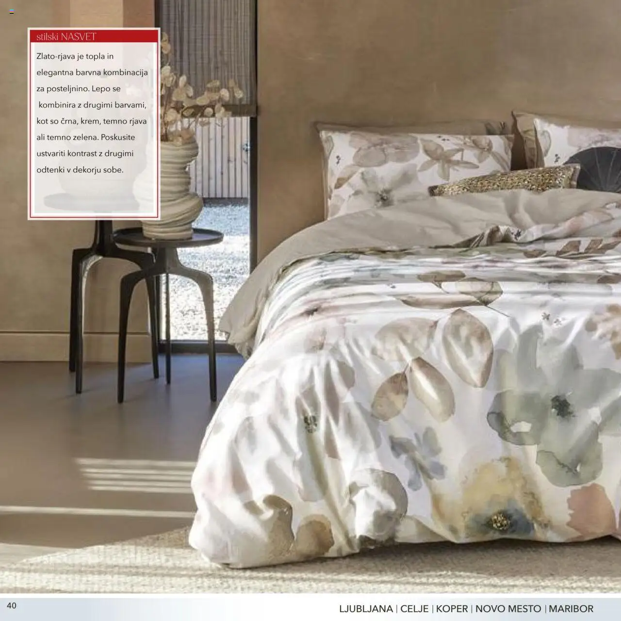 Harvey Norman katalog posteljnina jesen zima │ velja od 01.10.2023 | Stran: 40