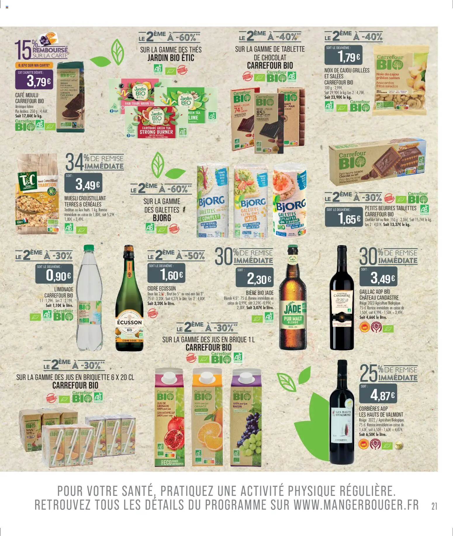 {H1} | Page: 23 | Produits: Tablette, Cidre, Lait, Café