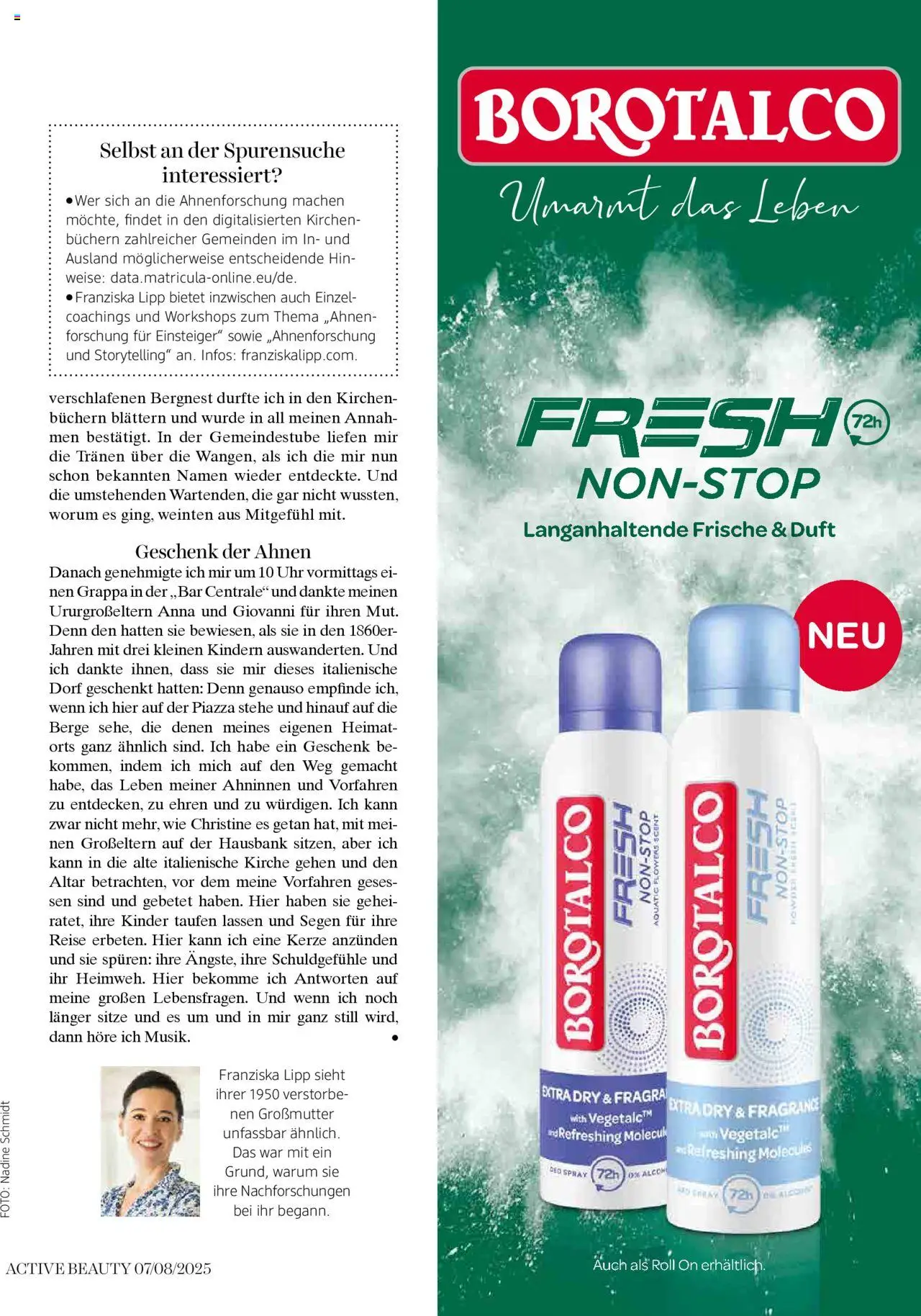 dm drogerie markt Active Beauty Magazin 07-08/2025 gültig ab 03.07.2025 | Seite: 35 | Produkte: Uhr, Duft