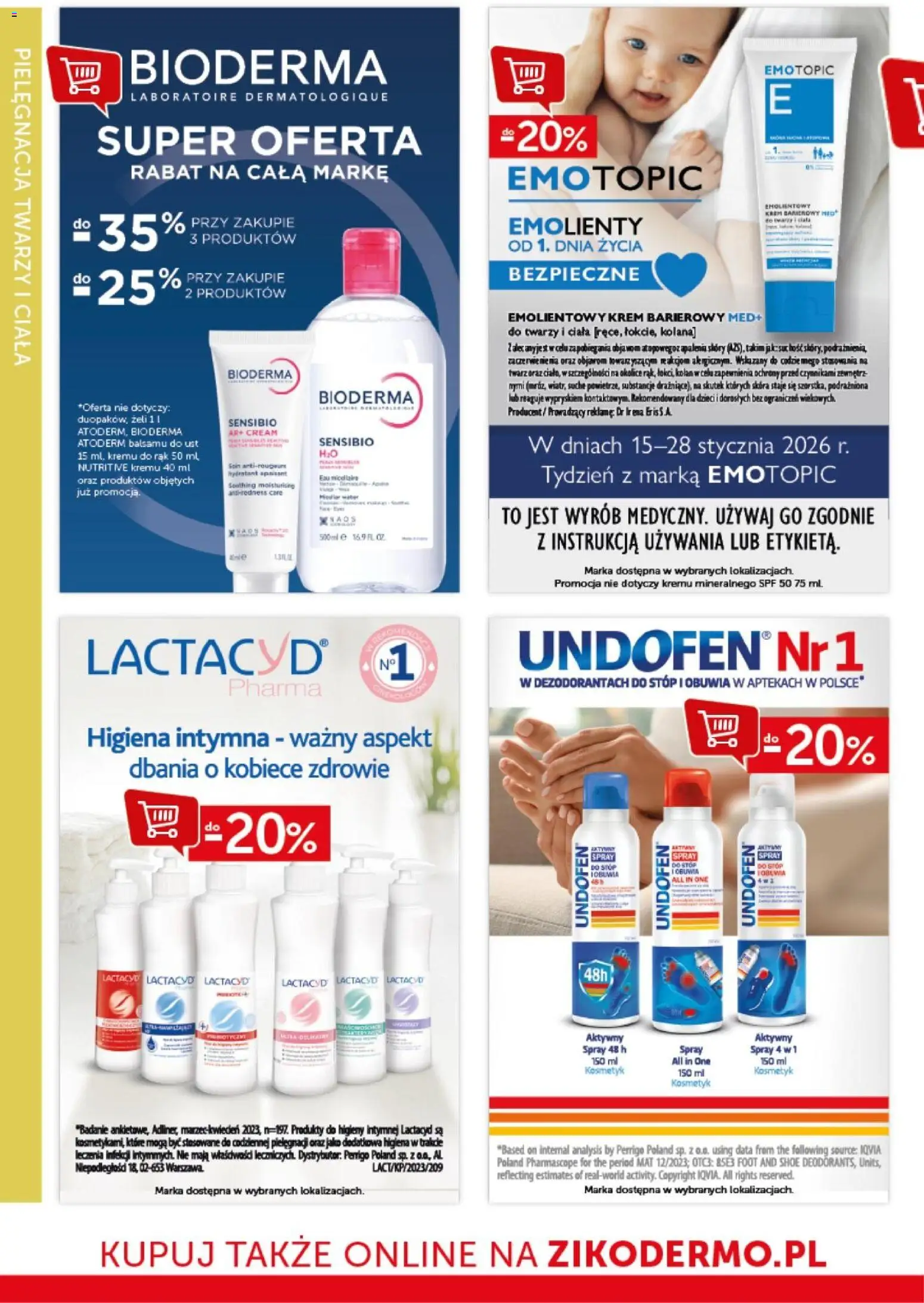 Ziko Gazetka od 15.01.2026 | Strona: 18 | Produkty: Krem, Spray do stóp