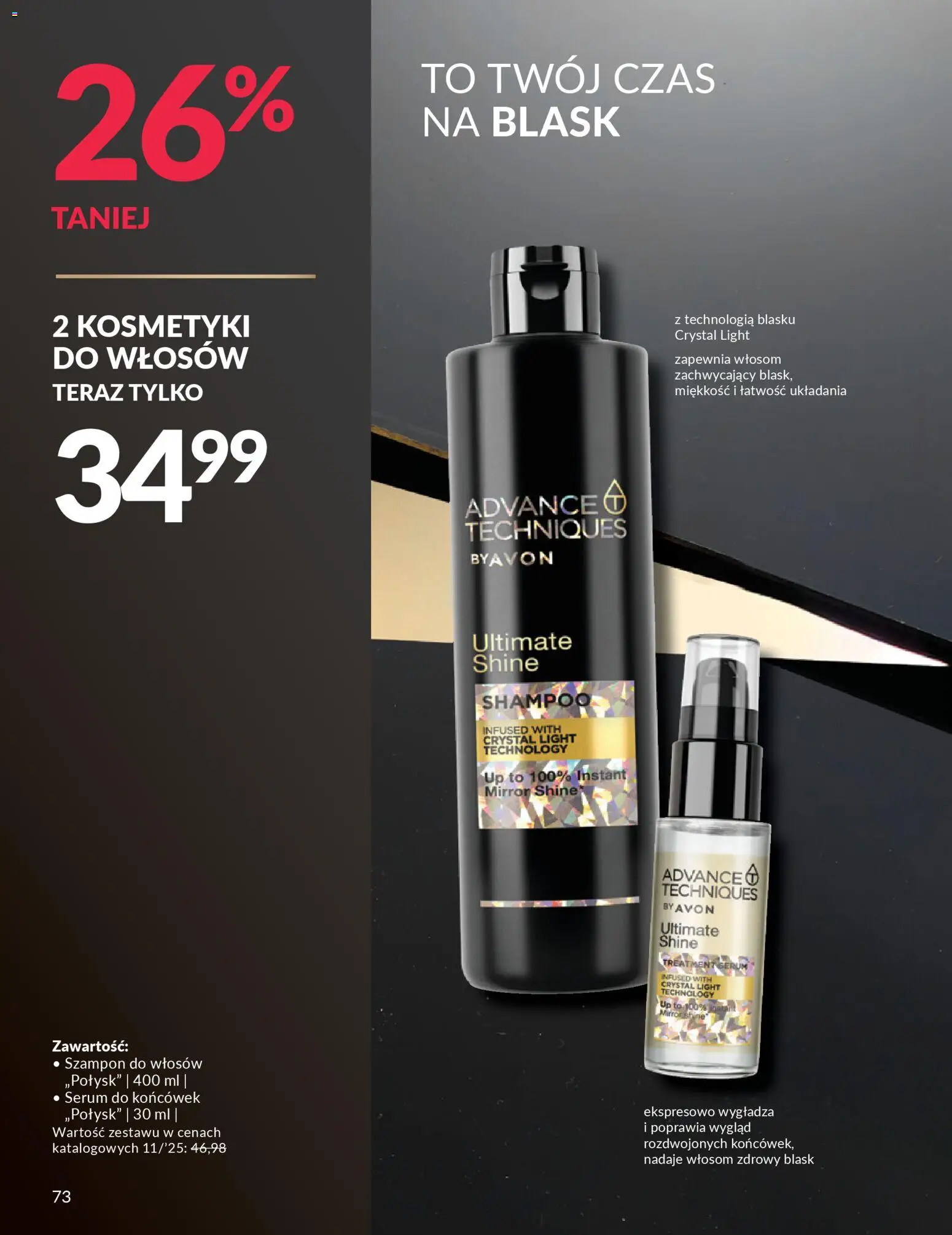 Avon Black Friday od 13.11.2025 | Strona: 73 | Produkty: Kosmetyki, Szampon