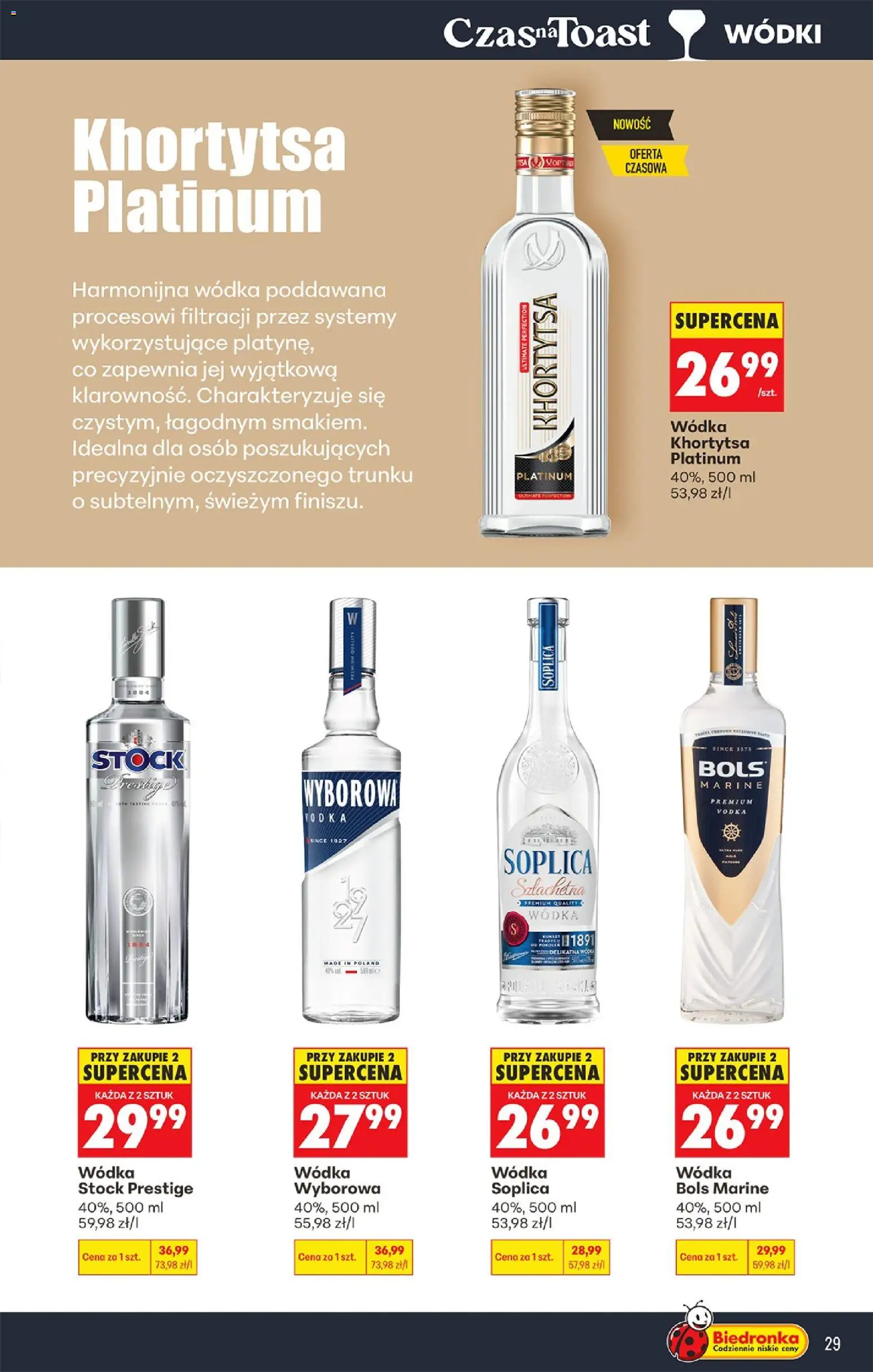 Biedronka gazetka - Czas na toast od 20.04.2026 | Strona: 29