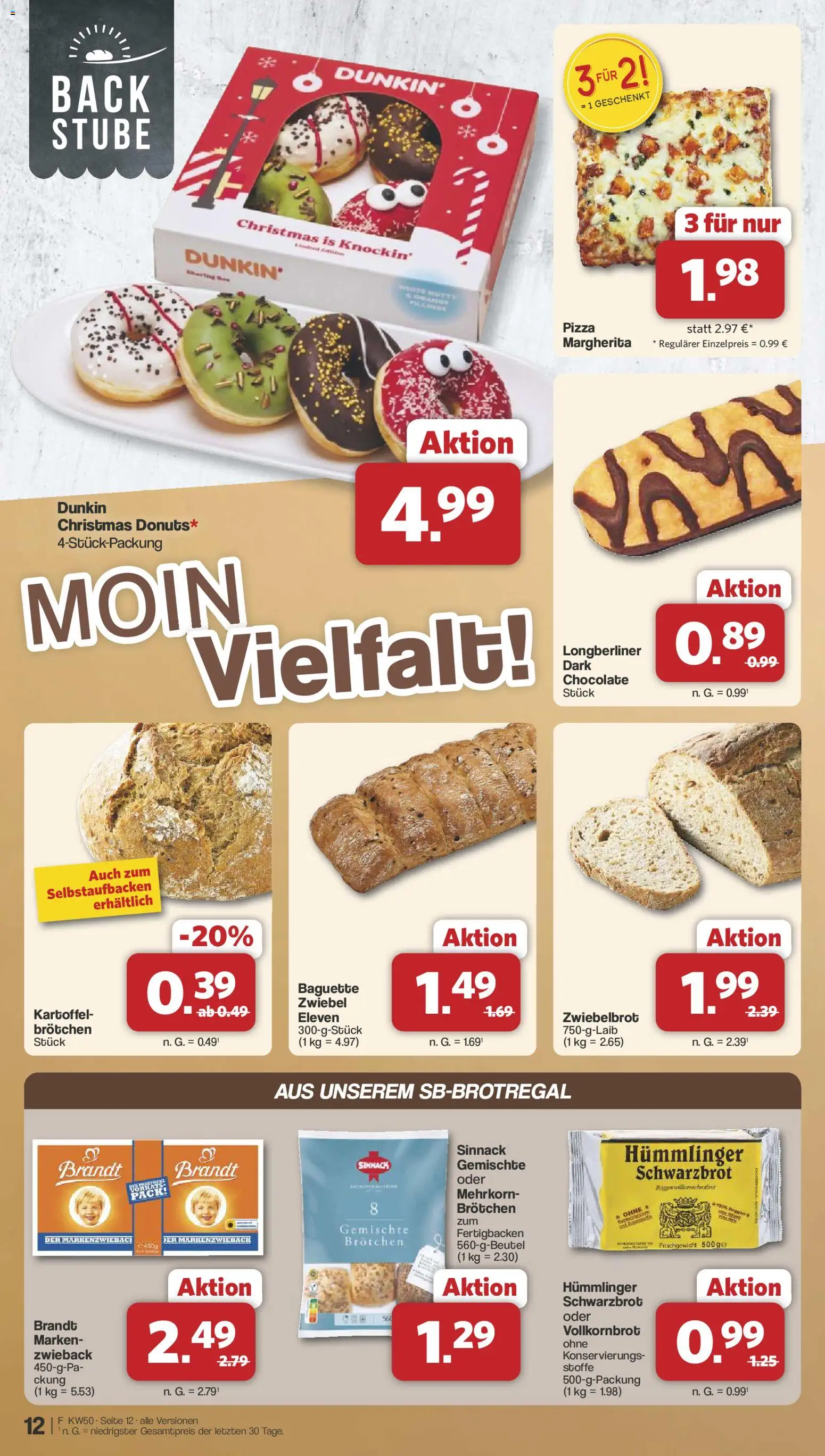 Famila Nordwest Prospekt 	 – gültig ab 08.12.2025 | Seite: 13 | Produkte: Vollkornbrot, Baguette, Pizza