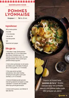 Forhåndsvisning av Coop Extra Middagsdisken Bonjour Frankrike gyldig fra 10.03.2026 | Side: 19
