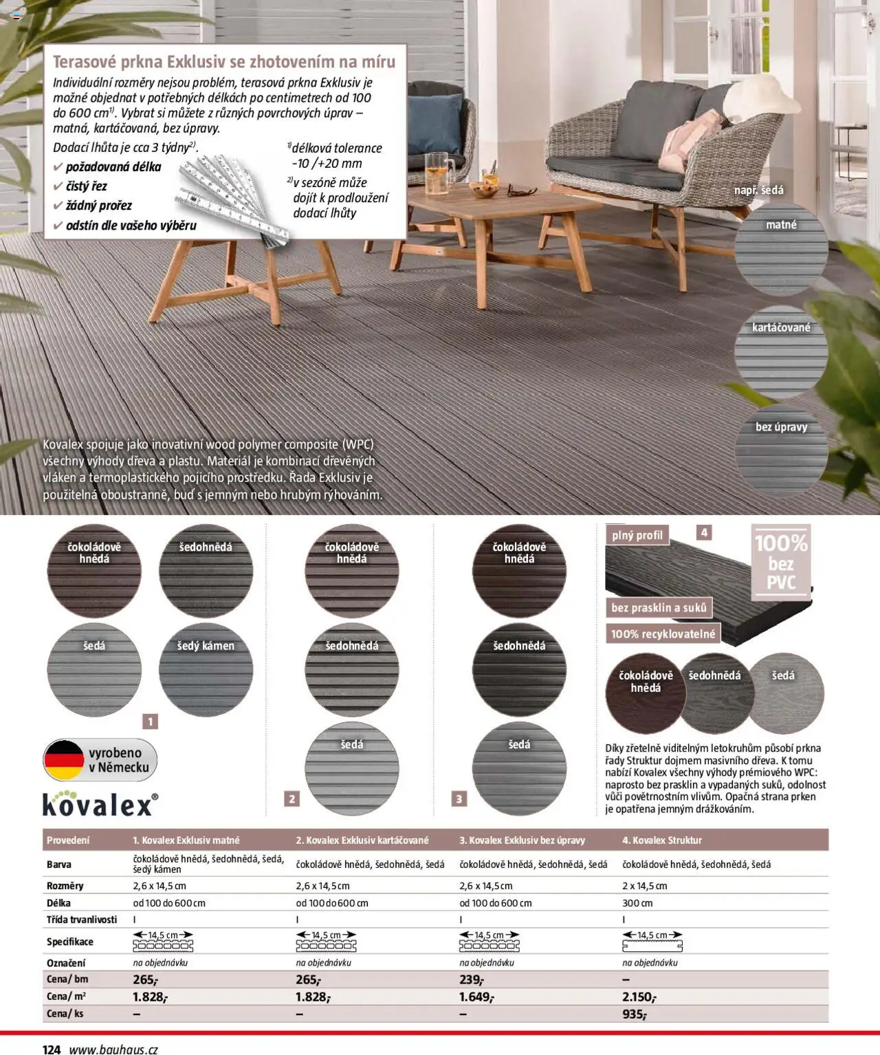Bauhaus katalog Zahradní nábytek od 01.04.2025 | Strana: 124