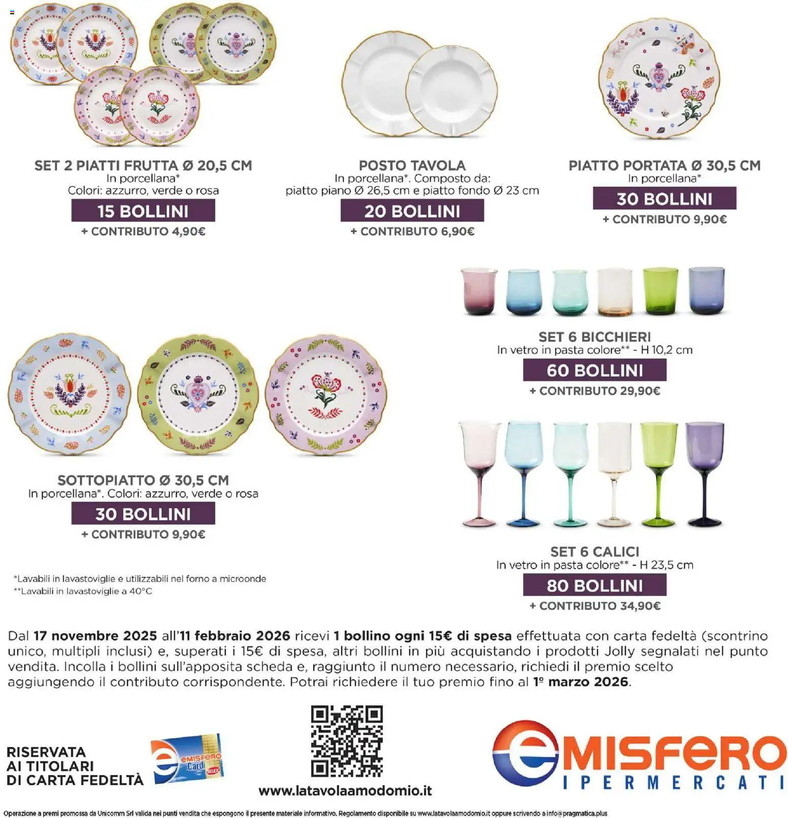 Volantino Emisfero del 27.11.2025 | Pagina: 15 | Prodotti: Microonde, Pasta, Forno a microonde, Forno