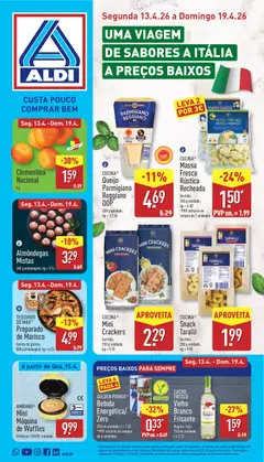 Pré-visualização Aldi folheto válido de 13.04.2026