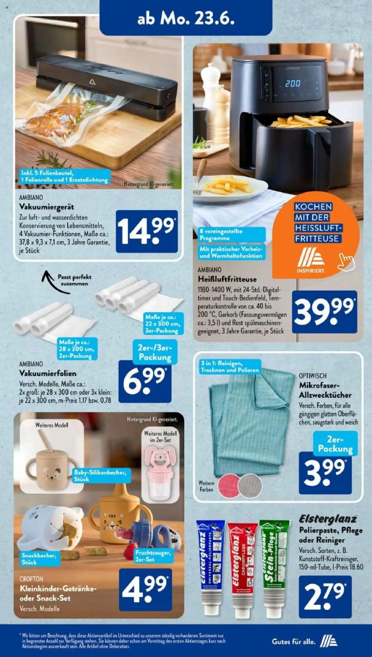 Aldi Süd Prospekt 	 - gültig ab dem 23.06.2025 | Seite: 19 | Produkte: Likör, Orangensaft, Wasser