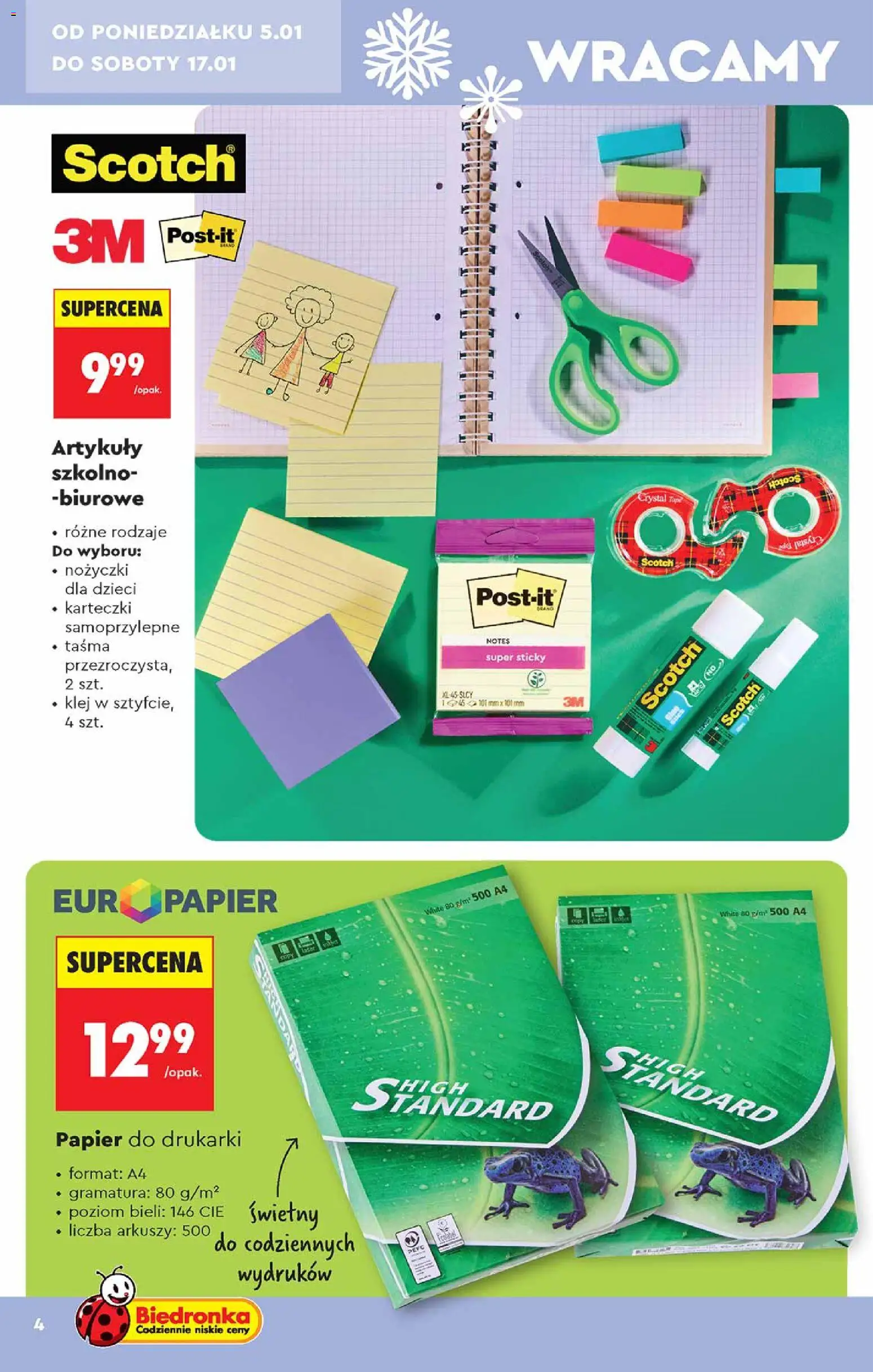 Biedronka gazetka - Hity i inspiracje od 05.01.2026 | Strona: 4 | Produkty: Top, Por