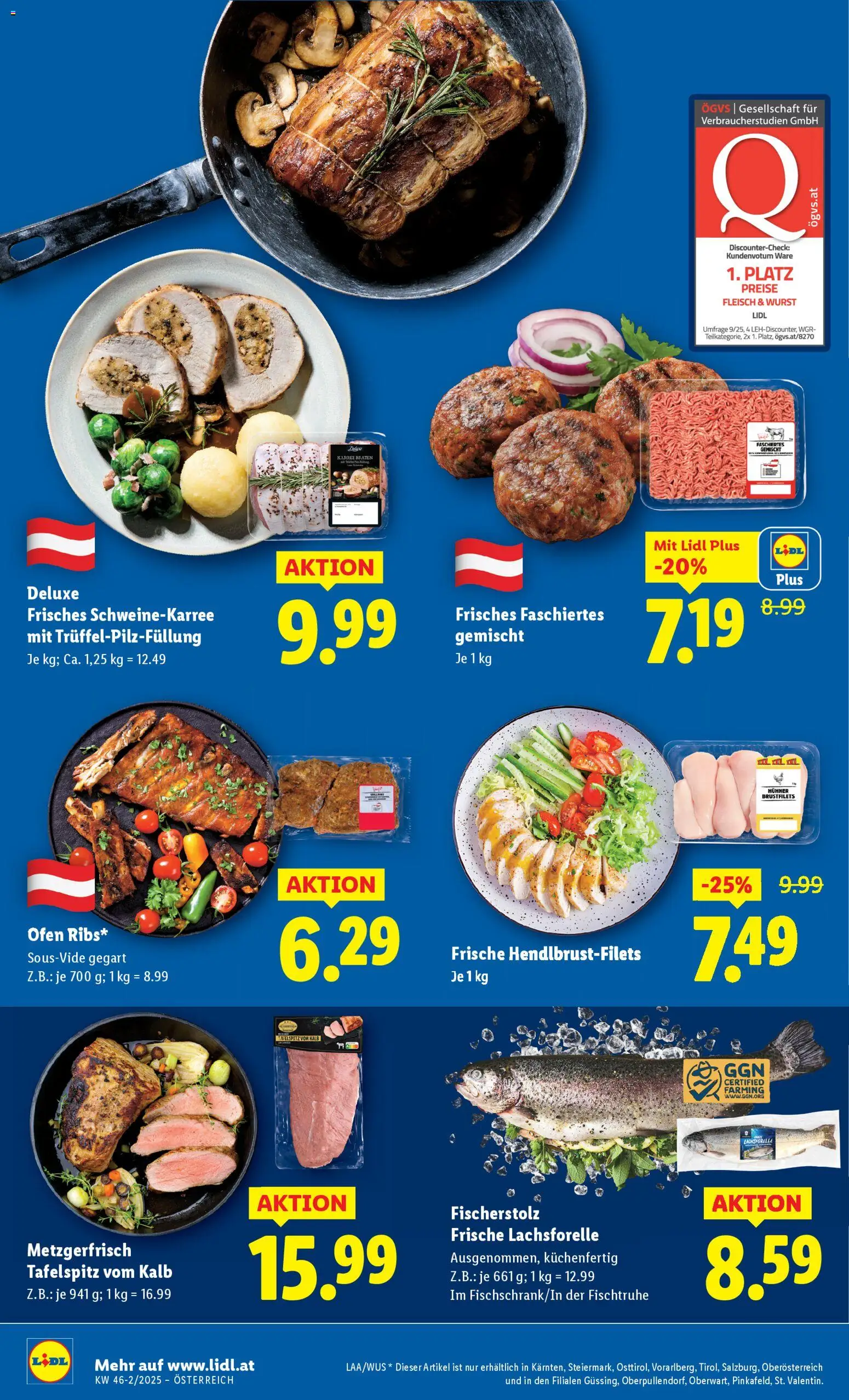 Lidl Flugblatt - Altenmarkt im Pongau, St. Johann im Pongau, Zell am See gültig ab 13.11.2025 | Seite: 6 | Produkte: Wurst, Ofen