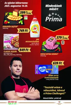 CBA Príma Akciós újság - amely érvényes a következő dátumtól: 14.08.2025