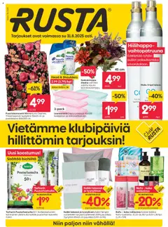 Katso Rusta tarjoukset voimassa alkaen 25.08.2025