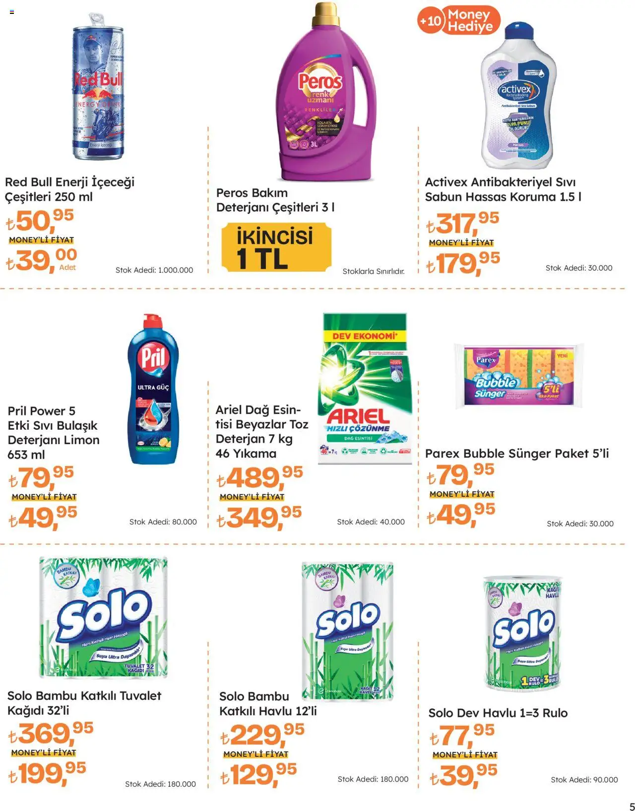Migros Katalog - Migros Jet Dijital - 21.08.2025 tarihinden itibaren geçerlidir | Sayfa: 5 | Ürünler: Tuvalet, Deterjan, Limon, Enerji içeceği