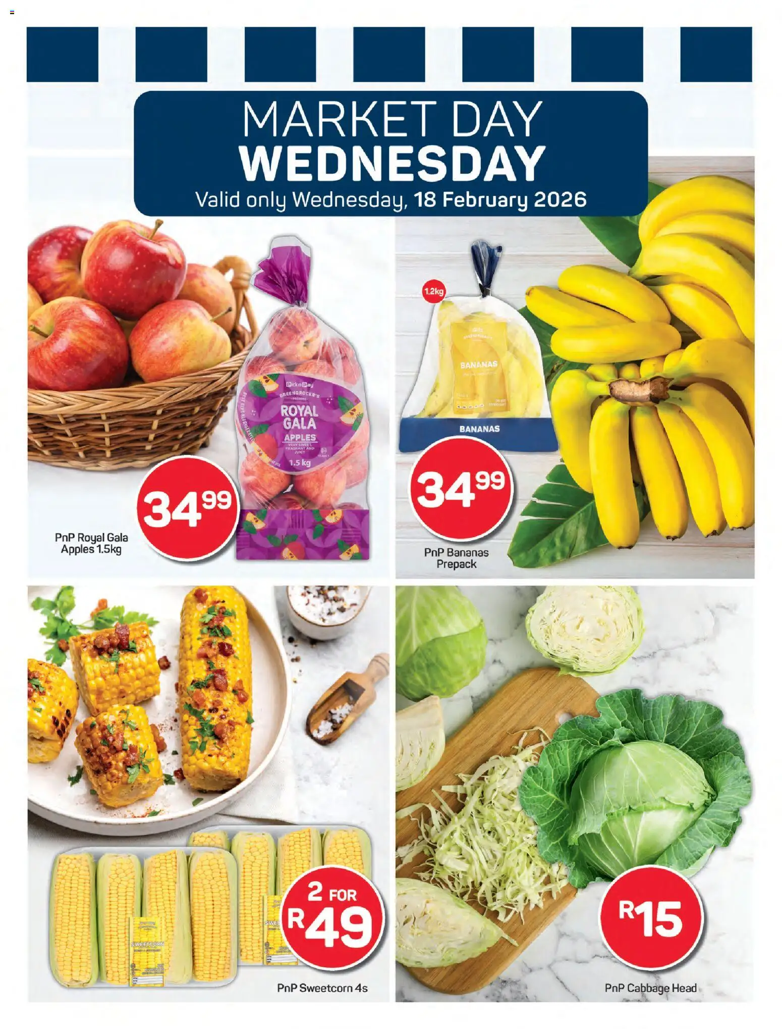New Pick n Pay catalogue – valid from 16.02.2026 | Page: 7 | Products: Apples, Bananas