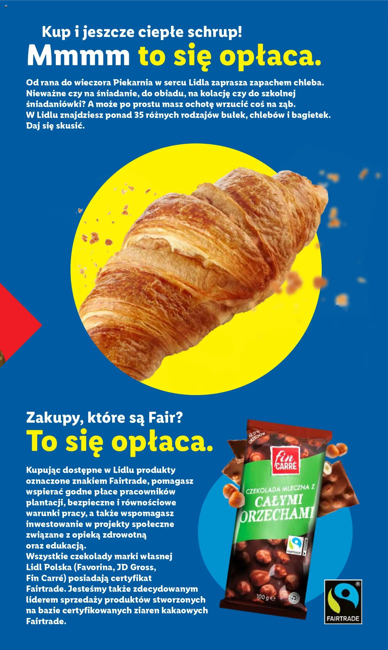 Lidl Gazetka - To się opłaca od 24.10.2025 | Strona: 3 | Produkty: Czekolady, Czekolada mleczna, Piekarnia, Czekolada