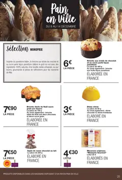 Monoprix - Prévisualisation de Monoprix catalogue valide à partir de 02.12.2025 | Page: 25 | Produits: Citron, Sucre, Framboise, Pain