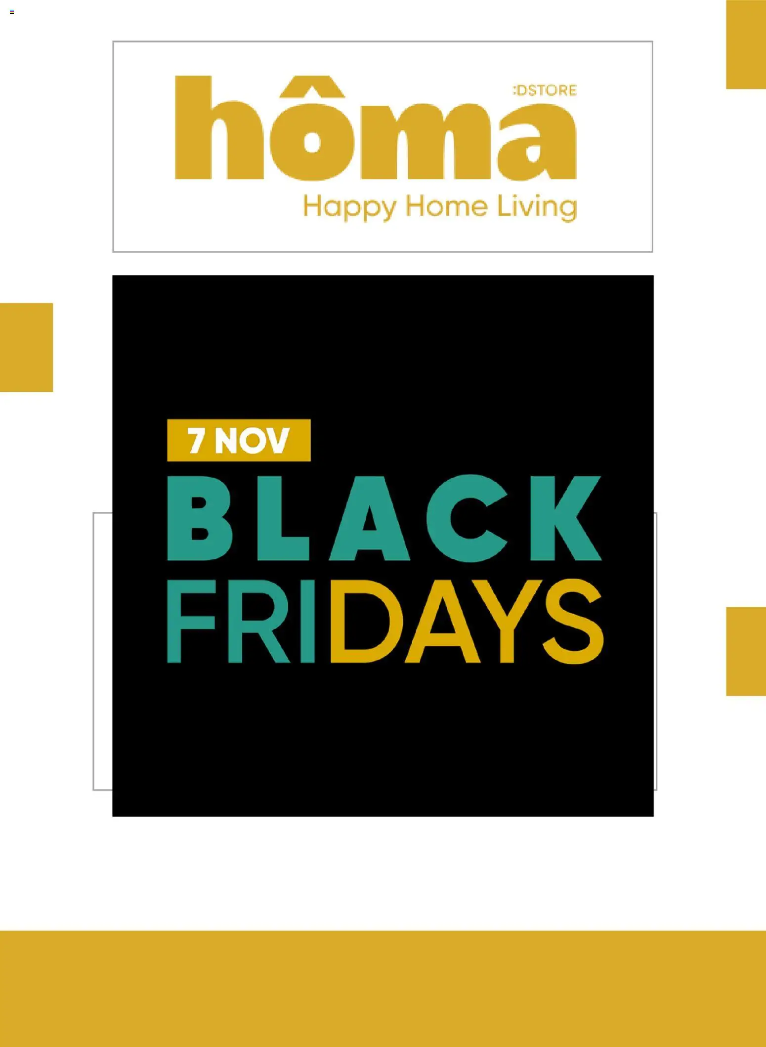 Hôma Black Friday │ válido de 07.11.2025 | Página: 1