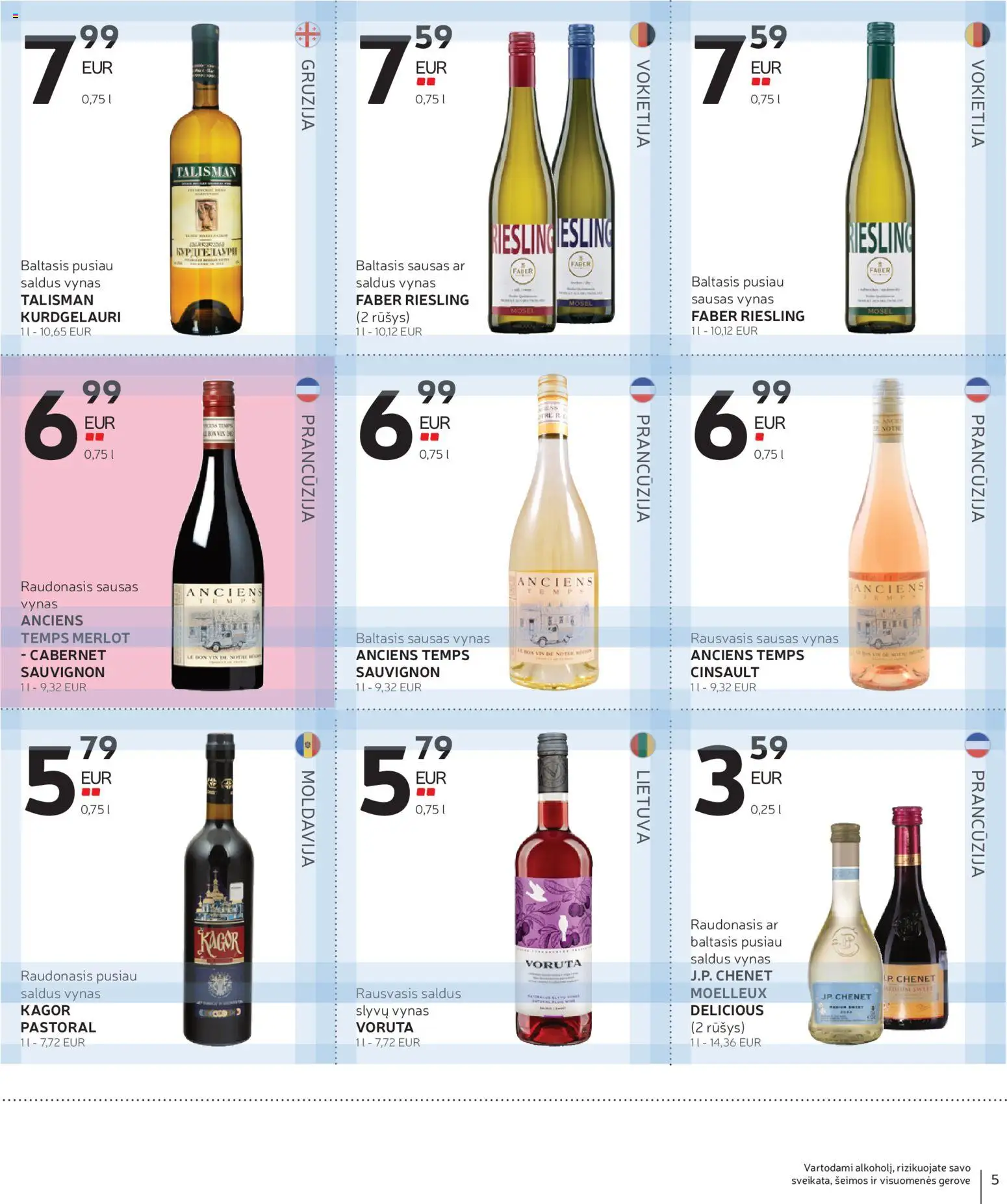 Rimi akcijos nuo 03.03.2026 | Puslapis: 5 | Prekių: Vynas