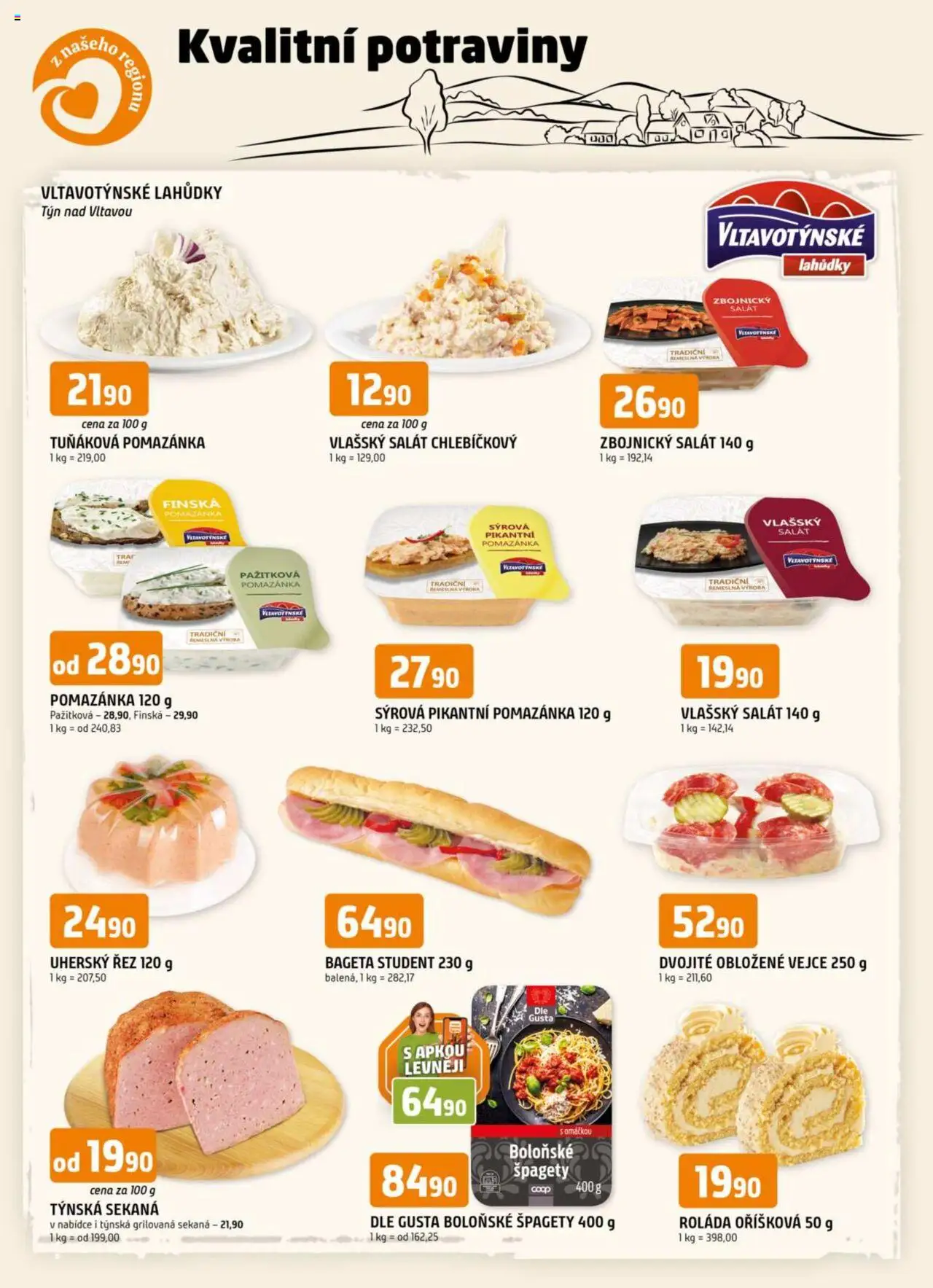 Trefa leták od 10.09.2025 | Strana: 4 | Produkty: Vejce, Salát, Potraviny, Bageta