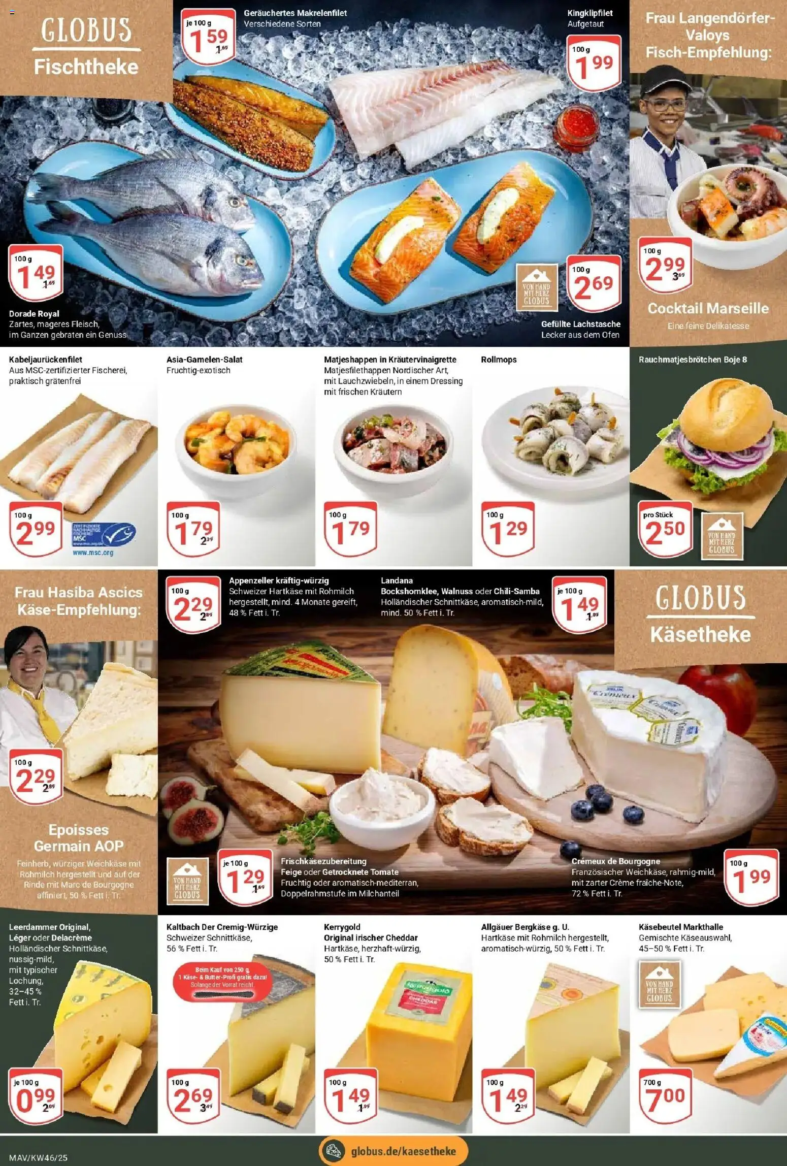 Globus prospekt Mannheim	 – gültig ab 10.11.2025 | Seite: 9 | Produkte: Dorade, Ofen, Dressing, Leerdammer