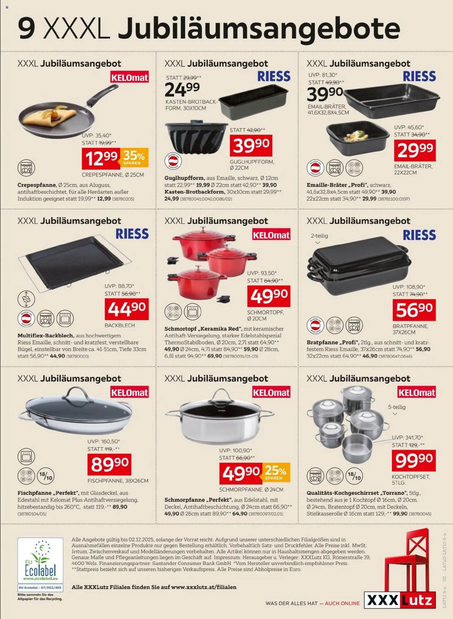 XXXLutz Toppfe und Pfannen gültig ab 18.11.2025 | Seite: 2