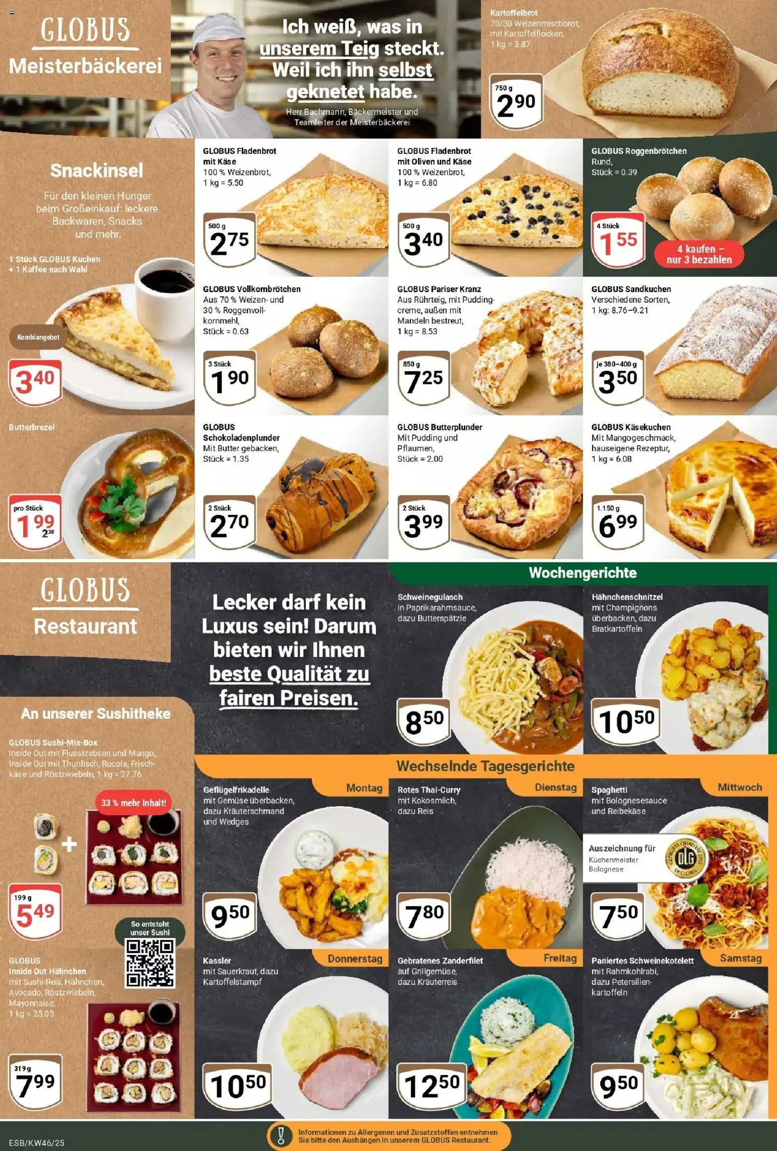 Globus prospekt Eschborn	 – gültig ab 10.11.2025 | Seite: 7 | Produkte: Mandeln, Pudding, Kartoffeln, Reis