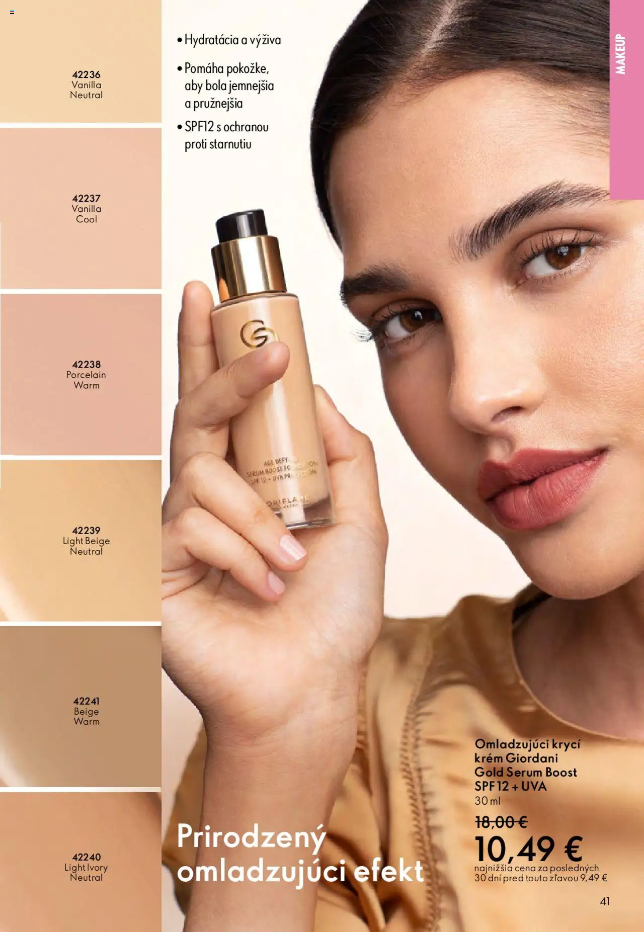 Nové Oriflame akcie – leták je platný od 22.10.2025 | Strana: 41 | Produkty: Krém