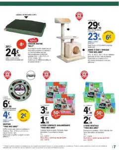 Brico E.Leclerc - Prévisualisation de Brico E.Leclerc catalogue valide à partir de 17.03.2026 | Page: 7 | Produits: Arbre à chat, Litière