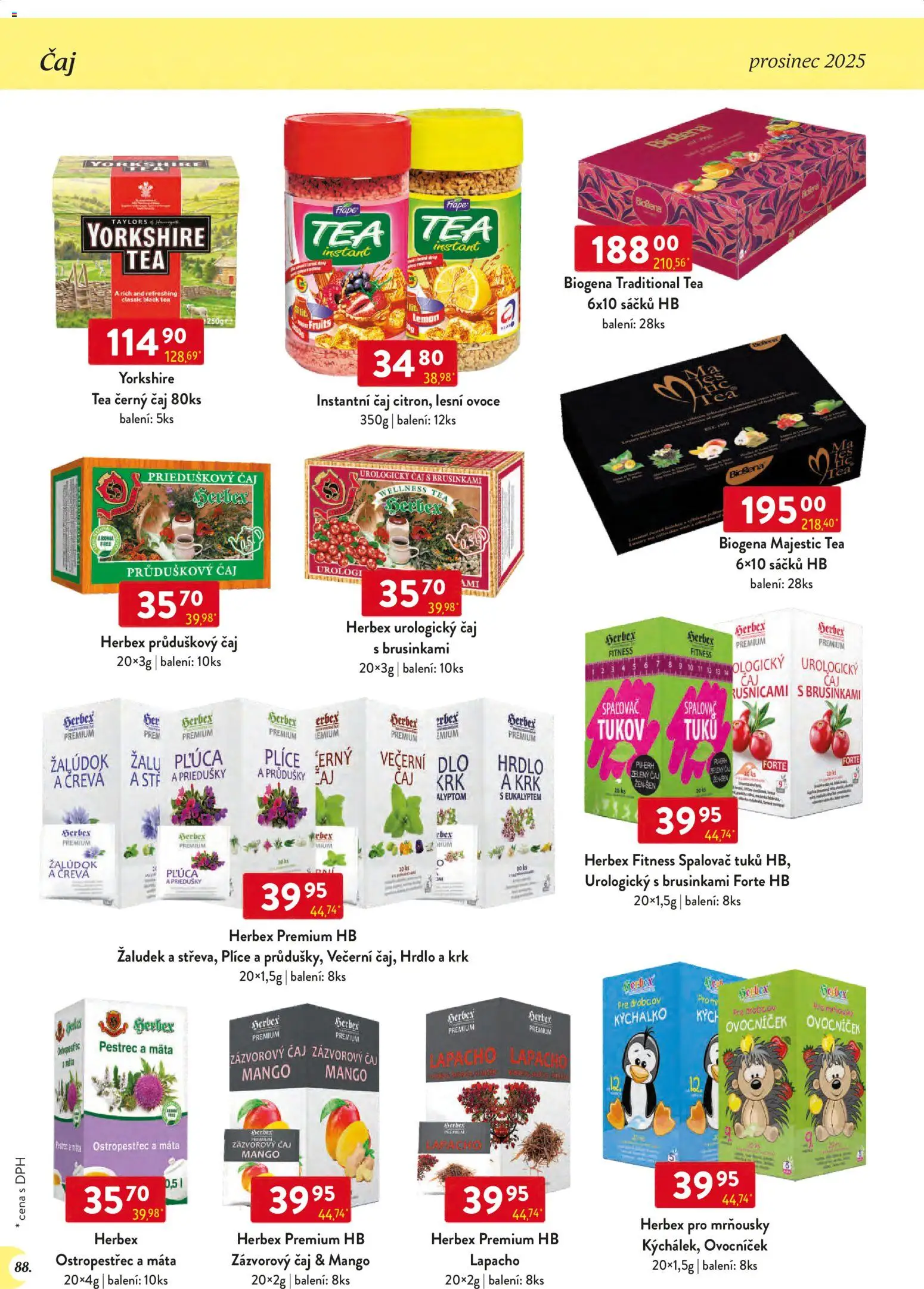 Astur & Qanto leták - Velkoobchod 12/2025 od 01.12.2025 | Strana: 88 | Produkty: Ovoce, Mango, Čaj, Zelený čaj