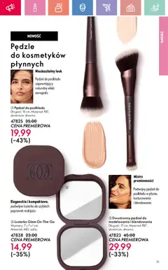 Oriflame Katalog 10 2025 od 06.07.2025 | Strona: 31 | Produkty: Pędzel, Makijaż