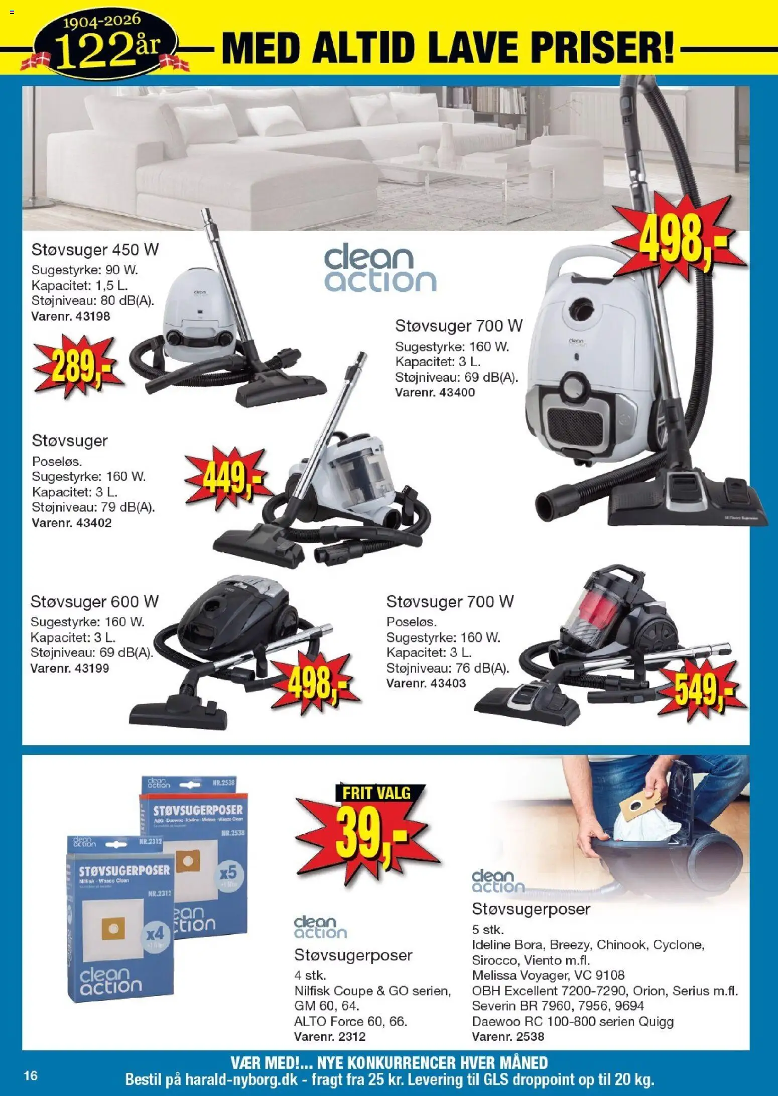 Harald Nyborg tilbudsavis – gyldig fra 15.01.2026 | Side: 66 | Produkter: Æg, Støvsuger