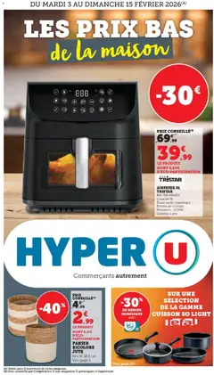 Hyper U - Prévisualisation de Hyper U - La maison à prix bas valide à partir de 03.02.2026