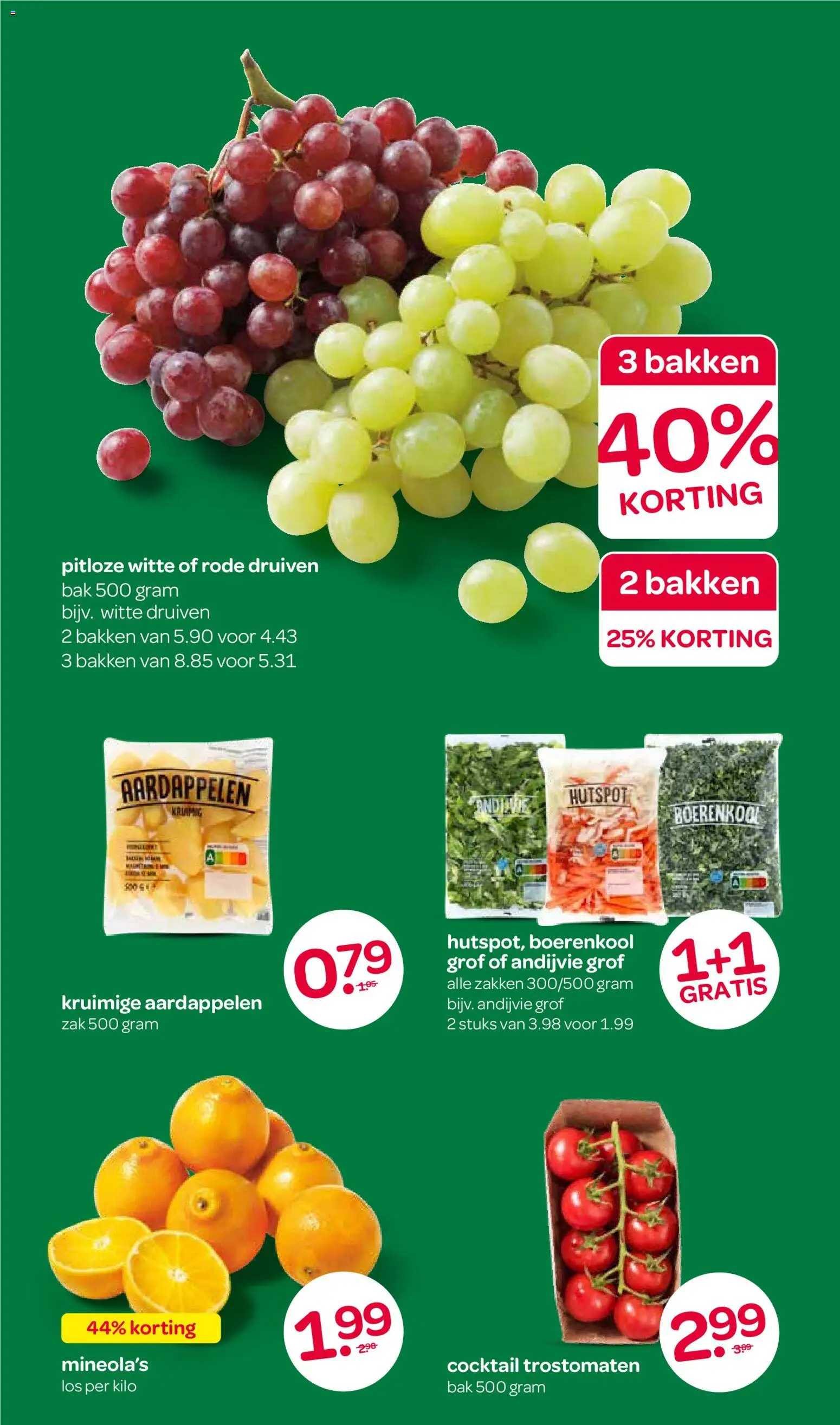 {H1} | Pagina: 2 | Producten: Boerenkool, Zak, Druiven