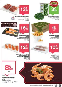 Promocash - Prévisualisation de Promocash Vos Promos valide à partir de 04.12.2025 | Page: 9 | Produits: Pêche, Mâche, Crevettes, Viande