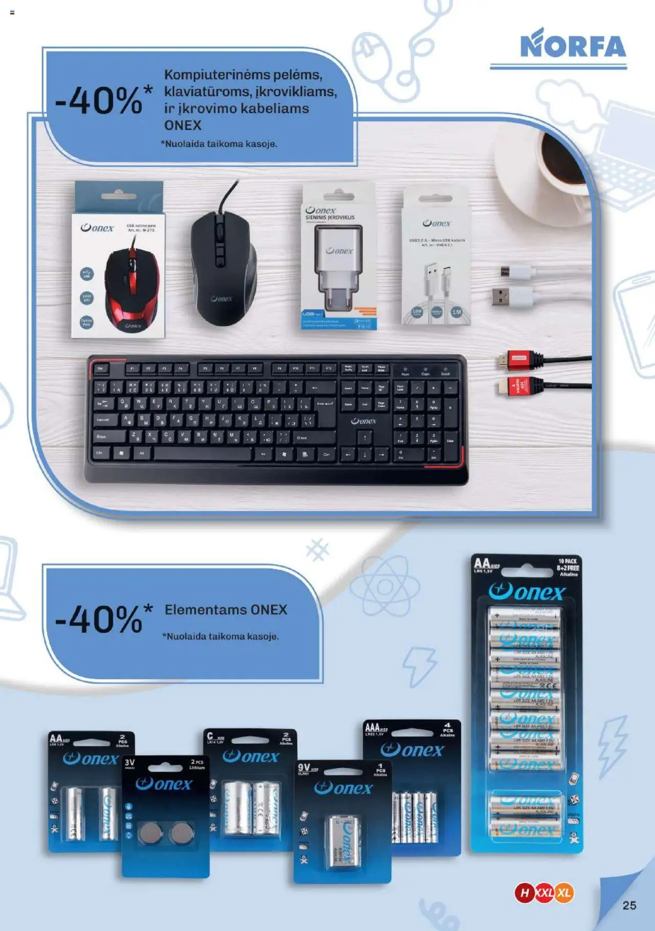 NORFA - Leidinys - Atgal į mokyklą│galioja nuo 05.08.2025 | Puslapis: 25 | Prekių: Pelė, USB