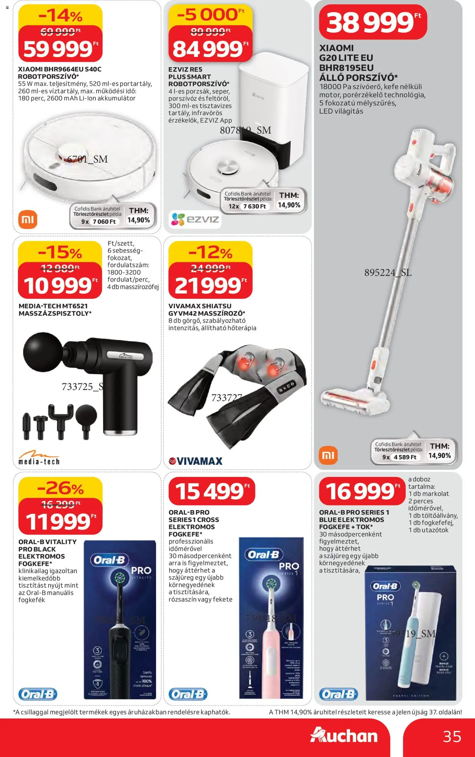 Auchan akciós ujság - amely érvényes a következő dátumtól: 05.02.2026 | Oldal: 35 | Termékek: Doboz, Akkumulátor, Kefe, Fogkefe